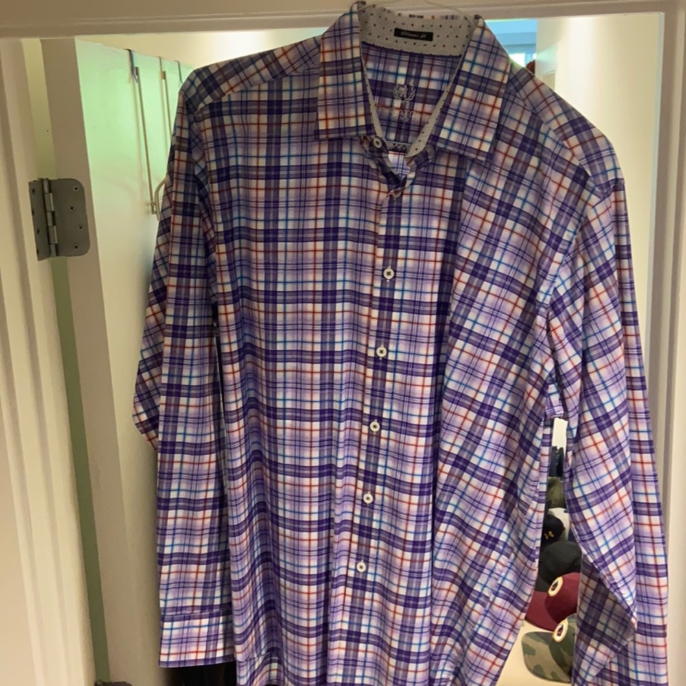 Men’s bugatchi button down shirt